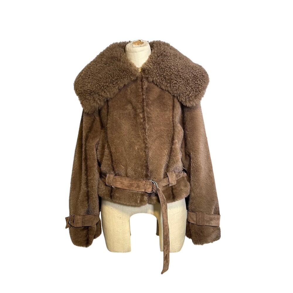 Ducie London Aurora Coat in Coco